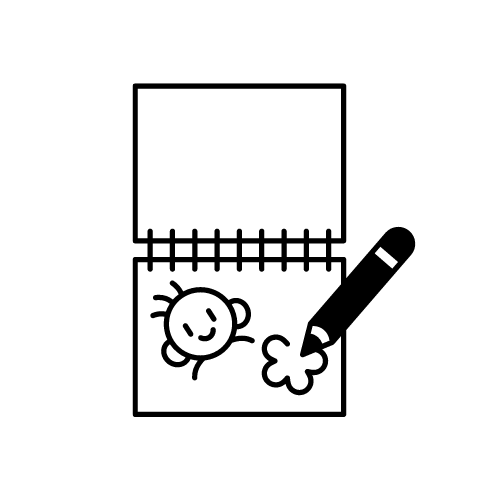 arbeidssymbol, utstyr, tegne