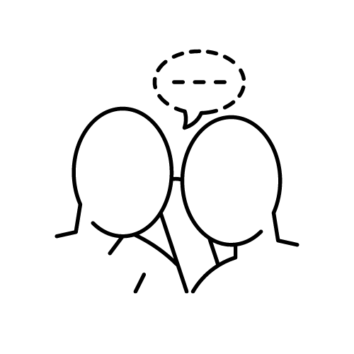 arbeidssymbol, stille, hviske