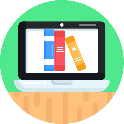 bøker, data, bibliotek