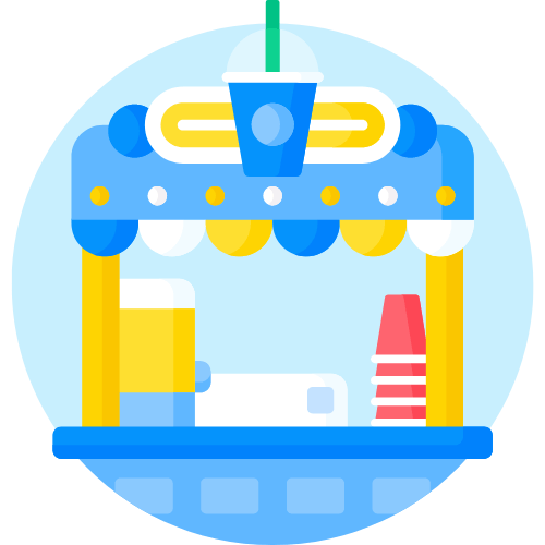 kiosk, lek, metode, åpen dag