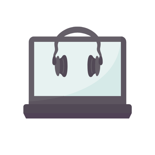 utstyr, data, pc, headset, hodetelefoner